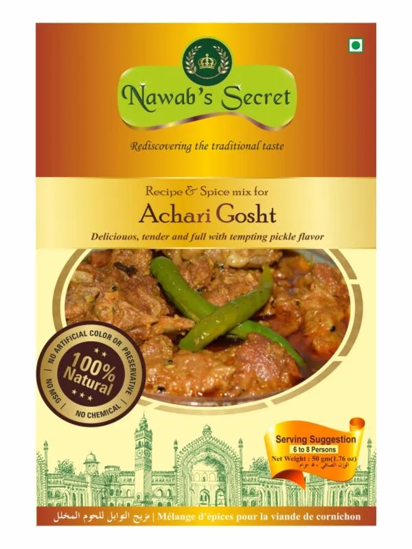 Nawab's Secret Achari Gosht