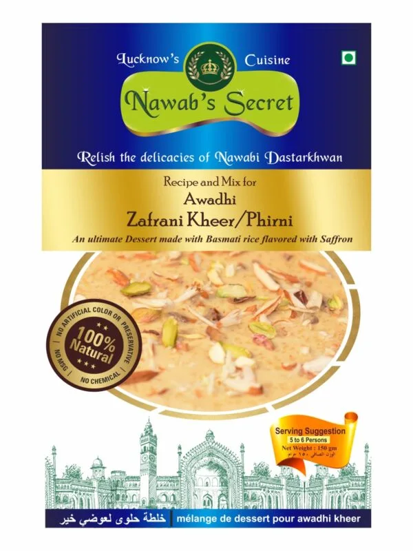 Nawab's Secret Zafrani Kheer/Phirni
