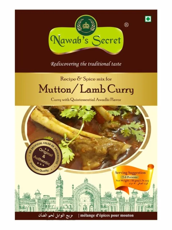 Nawab's Secret Mutton/Lamb Curry